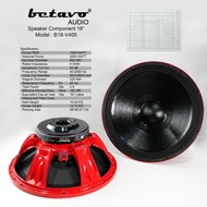 Betavo B18-V400 Component Speaker 18 Inch 1000 Watt B18V400 B18 V400