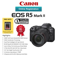 CANON MALAYSIA WARRANTY CANON EOS R5 MARK II MARK2 24-105MM F/4L IS USM ORIGINAL CANON MALAYSIA 3 YE