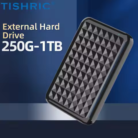 TISHRIC 2.5 Inch HDD External Hard Drive 1Tb 500GB 320GB 250GB Portable Hard Disk USB3.0 Storage For