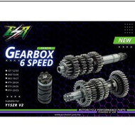 ESR MOTOR GEAR BOX 6 SPEED Y15 Y16 5SPEED LC135 4S GEAR BOX FULL SET ORIGINAL ESR RED LEO LC4S Y15ZR