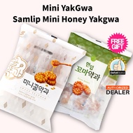 [Korea Shipping] Mini YakGwa &amp; Samlip Mini Honey Yakgwa Korean traditional dessert Korean Sweet Food Delicacy