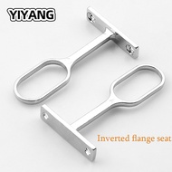1pcs Oval Bracket Center Side Rail Rod Support Kitchen Wardrobe Bedroom Bathroom Shower Room / Cente