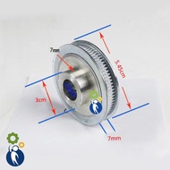 Pulley, Pulley, Pulley Shaft 10mm - 80 Teeth, used with 2GT-6mm belt