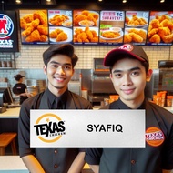 NameTag Texas Chicken Pin/Magnet