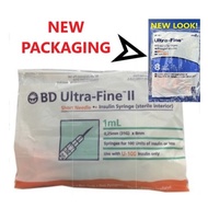 BD Ultra Fine II Short Needle Insulin syringe 8mm 31G(1ml) 10S