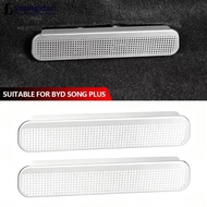 YTAR  2Pcs Metal Car Air Vent Dust Conditioner Outlet Protective Cover Scratch Proof Hollow Design A