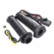 Universal Motorcycle 7/8Inch 22mm Electric Heated Grips Scooter Moped Bar Hand Warmer Adjustable Hot
