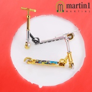 MARTIN1 Mini Scooter Plastic Educational Toys Fingerboard Skateboard Children's Two Wheel Scooter