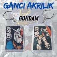GANTUNGAN Gundam Keychain Gundam Keychain Cool Keychain Gundam Robot