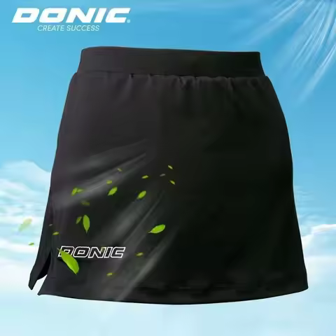 DONIC women's short skirt pants, competition training pants, table tennis sports pants, moisture wic