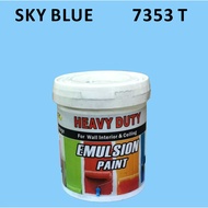 SKY BLUE 7353T ( 1L ) HEAVY DUTY EMULSION PAINT PREMIUM INTERIOR EMULSION PAINT