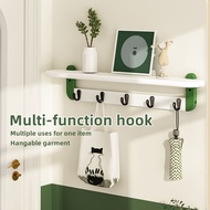 Multifunctional Household wall shelf hook hanger wall mounted shelf Bedroom entrance storage wall shelf rack