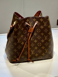 Original - LV Louis Vuitton Neonoe Neo Noe Monogram Brown Caramel