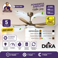 Deka F5DC PRO 46"/56" LED / Regair Inovo F35 DC Motor Remote Ceiling Fan / Kipas Siling