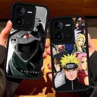 S121 Naruto Casing for VIVO Y200 Y33 V23E Y51A Y51 Y53s Y75 V25 Y31 V50 Lite V25E V23 Y51S 5G black