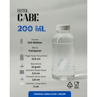 200ml Chili Bottle 200ml Thick Chili Plastic Bottle/ 200ml Thick Round Plastic Bottle/ 200ml Vinegar