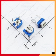 [20 Pieces]- RM065-501 Variable Resistor, Potentiometer 500 Ohm Button Adjustment Top 0.1W Shop
