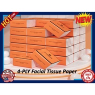 Fashion Soft Facial Tissue Pack Baby Tissue Toilet Paper 4-ply thickening premium tisu 纸巾