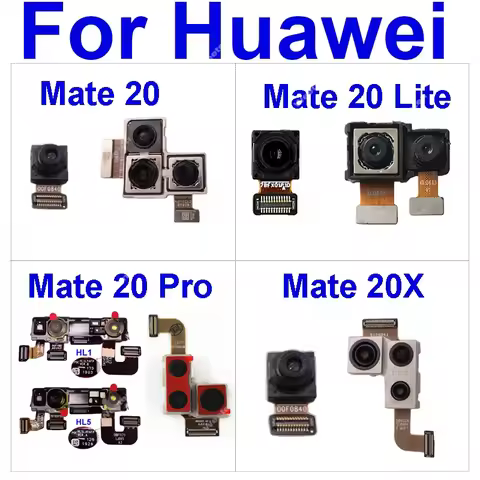 Front Rear Camera For Huawei Mate 20 Mate 20 Lite Mate 20 Pro 20X 4G 5G Back Big Camera Selfie Facin