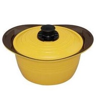 日本 IRIS OHYAMA KITCHEN CHEF 24cm 深型 無加水鍋 MKS-P24D 黃色 母親節禮物