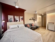 Pangsapuri 28 m² dengan 1 bilik tidur dan 1 bilik mandi peribadi di Pakkred (Stay with me //RED// @P