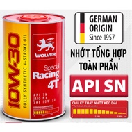 Nhớt xe máy Wolver Special Racing 10W40 - Wolver Special 10W30 - Racing 10W40 nhập khẩu Đức