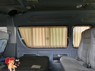 ผ้าม่านรถตู้ โตโยต้า Commuter อย่างดี พรีเมี่ยม (มีทั้งรถรุ่นใหม่ เเละ รุ่นเก่า)