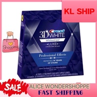 100% ORII❤️Crest 3D White Professional Effects Strips Teeth Whitening