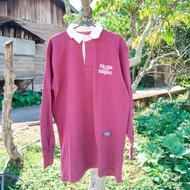 Rugby polo shirt Umbro second maroon