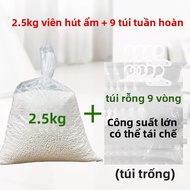 MONLEYTA | Túi thấm hútẩm CaCl2 có thể treo Túi chống ẩm chống mốc Túi thấm hút nước khô có thể tái
