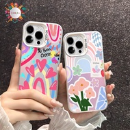 SOFTCASE CASING IMD GLOSSY RAINBOW GRADATION CUSTOM RAINBOW CUTE FOR RENO 4 4F 5 5F C51 C53 C55 Y91C