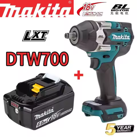 Original Makita DTW700 18V Brushless Impact Wrench 700Nm Max Torque 4-Speed Control for Truck Repair
