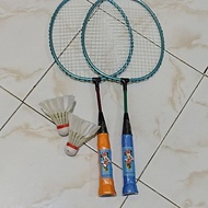 Mini racket Children's badminton racket 2pcs + 2 shuttlecocks