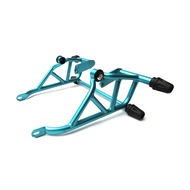 Oqiao กันชนนิรภัยข้างรถมอเตอร์ไซค์อุปกรณ์ป้องกันบาร์กันชนทางหลวงป้องกันเครื่องยนต์สำหรับ CFMOTO NK C