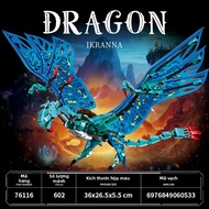 Lele Brother | Khối Xây Dựng Avatar Jake và RDA Mech với Ikran Rồng Đỏ Xanh