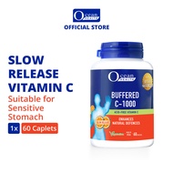 Vitamin C Buffered C-1000 (60s)- Ocean Health (For Immunity| Slow Release Vitamin C| Vegetarian)