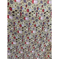 Kain Katuj Rayon Viscose Premium Motif Fungi