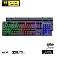 คีย์บอร์ด RUBBER DOME SWITCHES Nubwo Zenith NK41 Keyboard Gaming สินค้ารับประกัน 1 ปี