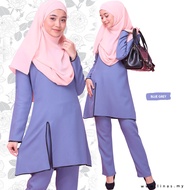 HAIRA SUIT (TOP + PANT ), SUIT MUSLIMAH EXCLUSIVE, SET WARDA