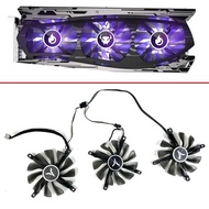 Coog 3 C7 Fan 3Pcs 85Mm 4Pin For YESTON Rtx3060 3060Ti Rx590 Rx6600xt Rx6700xt GPU FAN Video Card