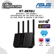 ASUS RT-BE92U BE9700 Tri-Band WiFi 7 AiMesh Router - Coverage up to 2750 sq ft*, 10G Port, Quad 2.5G