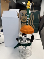 香港版現貨 Starbucks Snoopy Cup 星巴克史努比玻璃咖啡杯