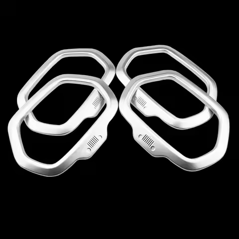 Auto Door Sound Speaker Circle Molding For Jeep Renegade BU 2015-2025 4pcs ABS Interior Components A