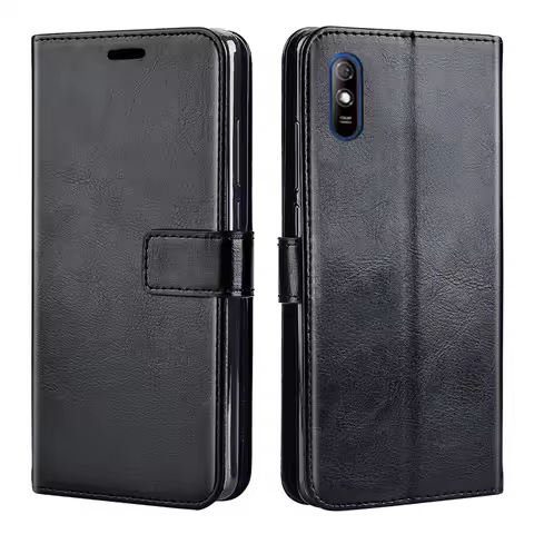 Flip leather case For on Xiaomi Redmi 9T 9C 9A Case Redmi 9A Redmi Note 9S 9 Pro back phone case For