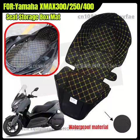 Motorcycle Rear Trunk Protector Liner Compartment Pad For Yamaha XMAX 250 X MAX 300 400 XMAX250 XMAX