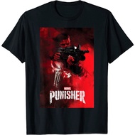 Children's T-Shirt The Punisher Paint Texture Poster Graphic T-Shirt Fashion Tops for Boys Girls Dis