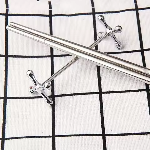 Plum Blossom Shape Chopstick Rack High-end Stainless Steel Tableware Household Chopstick Holder Crea