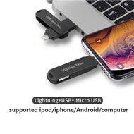 Three-in-One 512G Suitable for iPhone, typec Android, Multi-Interface Dual-Drive, High-Speed Flash D