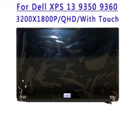 DP/N 07TH8V 7TH8V 13.3 inch 1920X1080 IPS FHD Without Touch or 3200X1800 IPS UHD EDP With Touch Upper Part For Dell XPS 13 9350 Dell XPS 13 9360 P54G P54G002 Laptop Lcd Screen Uppe