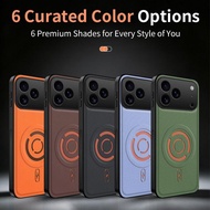 ShockProof Magnetic Case For iPhone 15 16 17 18 Pro Max 17 Air 17E 16E Wireless Charging Back Cover